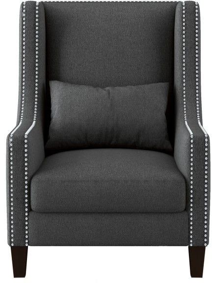 Homelegance® Keller Dark Gray Accent Chair-2