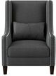 Homelegance® Keller Dark Gray Accent Chair-2