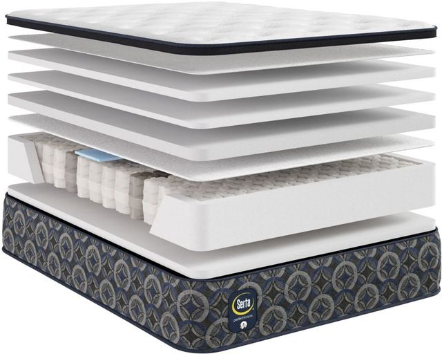 Serta® Cascade Canyon 14" Innerspring Plush Pillow Top Queen Mattress-2
