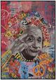 Classy Living Expressive Einstein Urban Graffiti Pop Wall Art-3