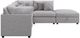 Coaster® Cambria 5-Piece Gray Modular Sectional with Ottoman-1