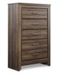 Signature Design by Ashley® Juararo 4-Piece Dark Brown King Panel Bed Set-4