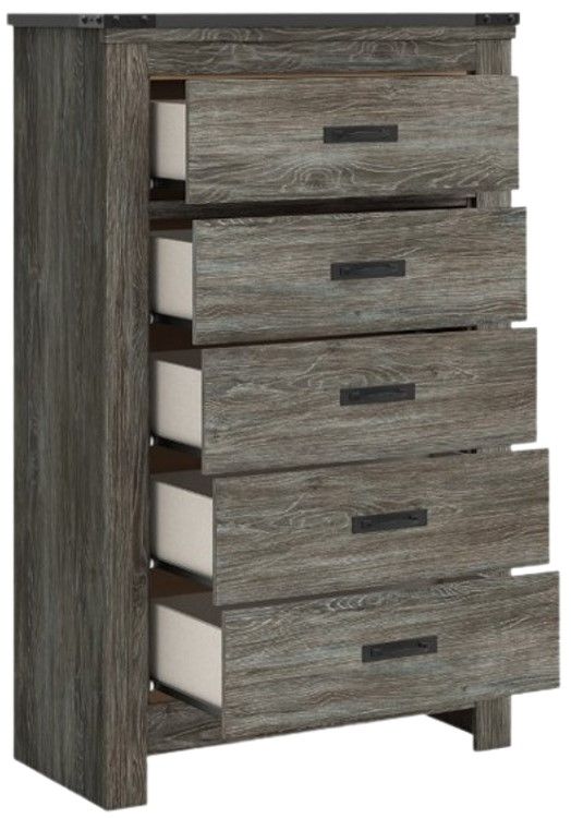 Signature Design by Ashley® Frandern Gray Chest-3