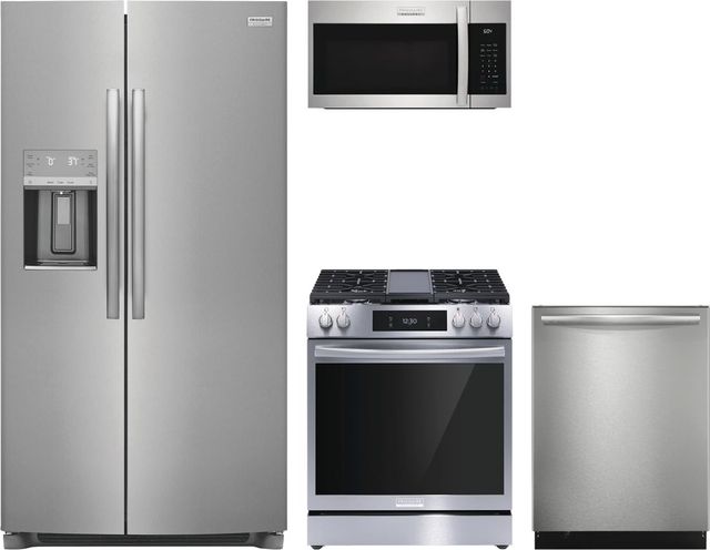 Frigidaire Gallery® 4 Piece Stainless Steel Gas Kitchen Package-0