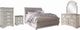 Liberty Furniture Magnolia Manor 5-Piece Antique White/Gray/Weathered Bark King Sleigh Bedroom Set-0