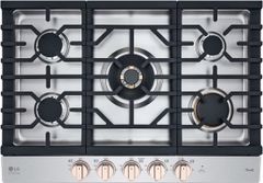 LG Studio 30" Essence White Gas Cooktop