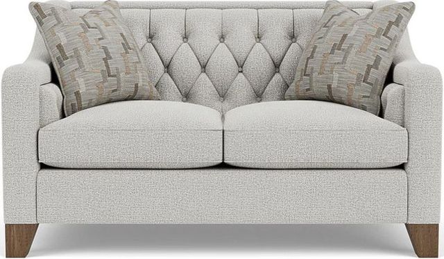 Flexsteel® Sullivan Silver Glacier Loveseat-1