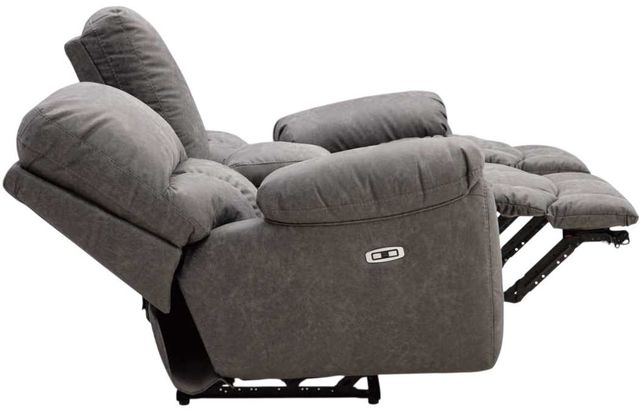 Signature Design by Ashley® Bakerstein Galaxy Power Reclining Loveseat with Adjustable Headrest  -4