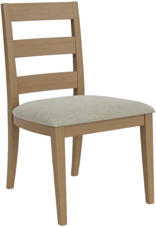 Riverside Furniture Davie Beige/Pale Oak Upholstered Seat Side Chair-0