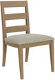 Riverside Furniture Davie Beige/Pale Oak Upholstered Seat Side Chair-0