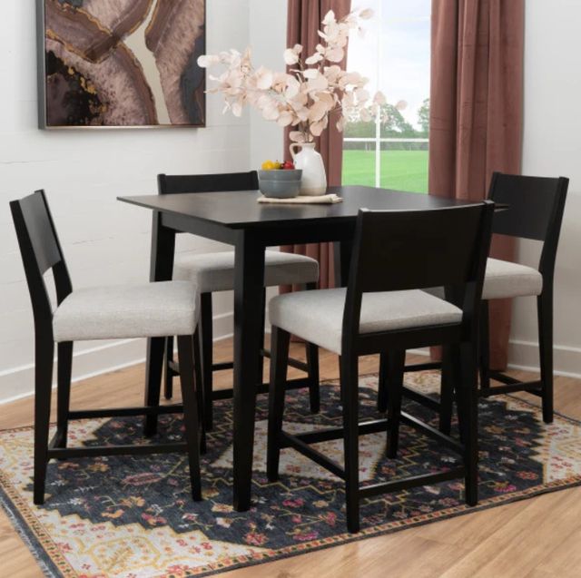 Powell® Cosgrove 5-Piece Black/Light Gray Counter Dining Set-1