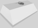 Vent-A-Hood® 54" White Wall Mounted Liner Insert-4