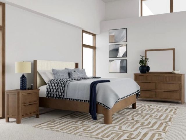 Riverside Furniture Jaxon Casual Mink Brown 2-Drawer Nightstand-1