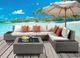 ACME Furniture Salena Gray Resin Wicker Outdoor Cocktail Table-1