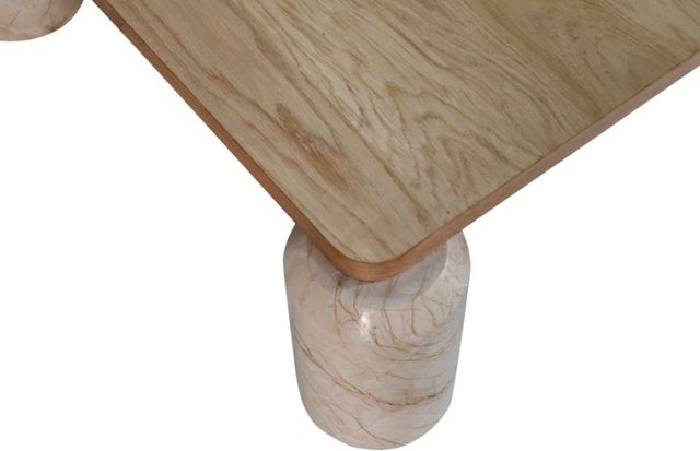 Meridian Furniture Ferrara Beige Marble Coffee Table-3