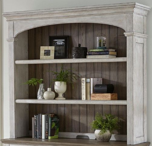 Liberty Furniture Heartland Antique White Complete Desk-2