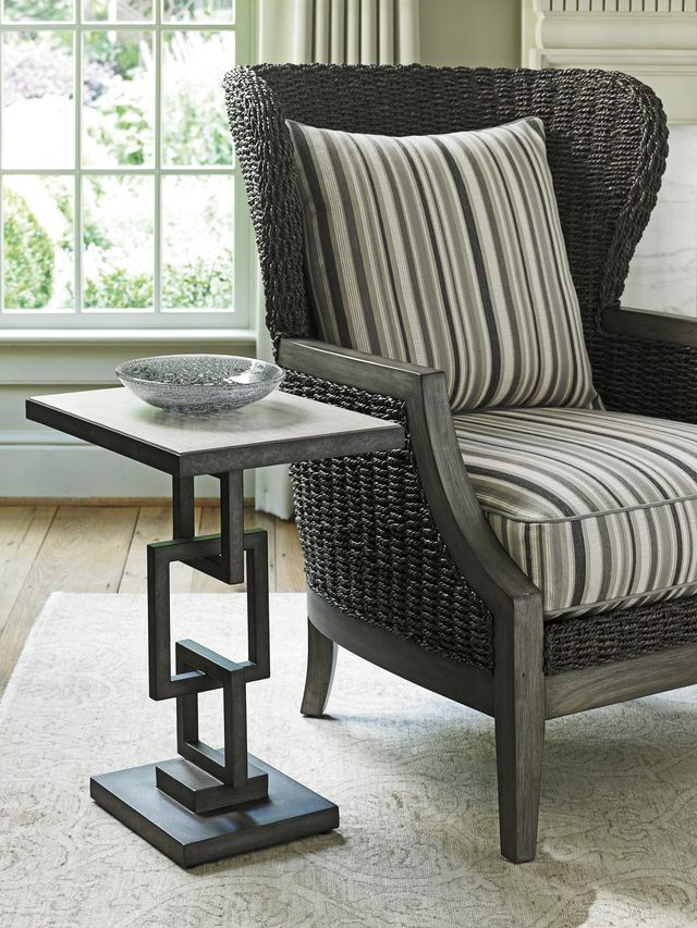 Lexington Home Oyster Bay Deerwood Gray Side Table-3