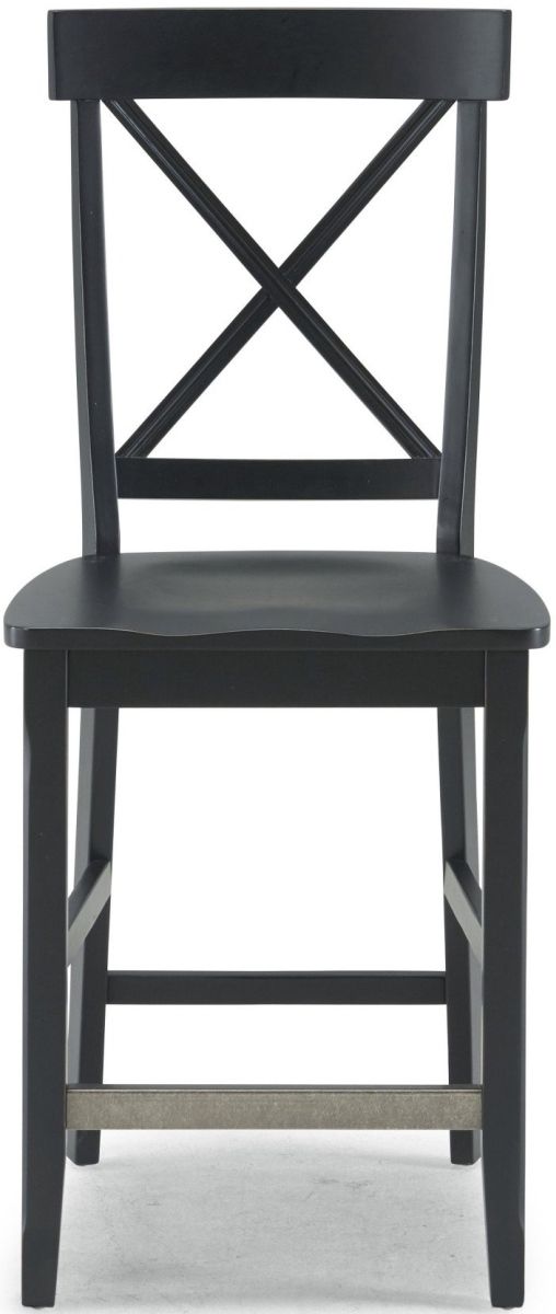 homestyles® Nantucket Black Counter Stool-1