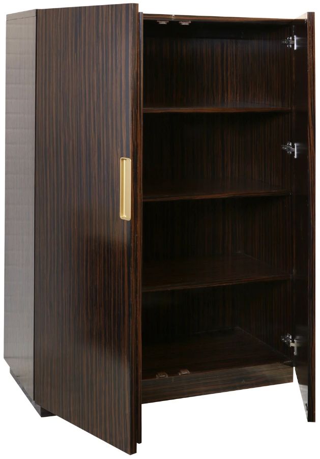 Harp & Finial® Brentwood Ebony Macassar Cabinet-1