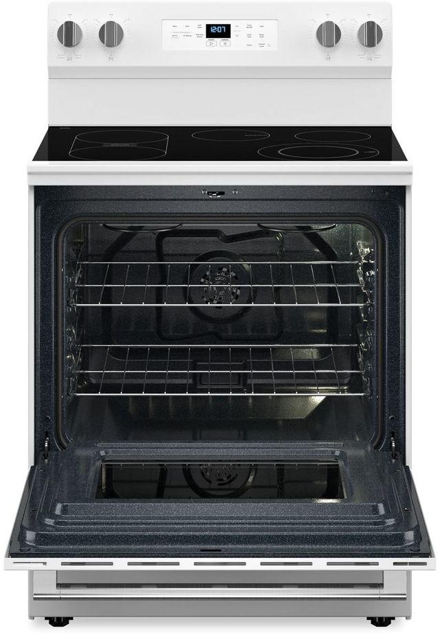 Maytag® 30" White Freestanding Electric Range with No Preheat Air Fry and Air Baking-1