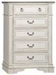 Liberty Furniture Abbey Park 5-Piece Antique White/Weathered Brown Queen Upholstered Sleigh Bedroom Set-4