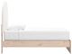 Signature Design by Ashley® Arloster Tan/White Twin Upholstered Panel Bed-3