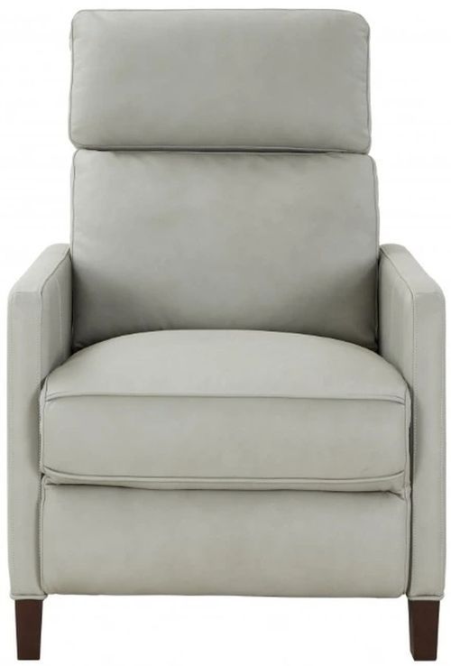 BarcaLounger® James Corbett Chromium Leather Power Recliner-3