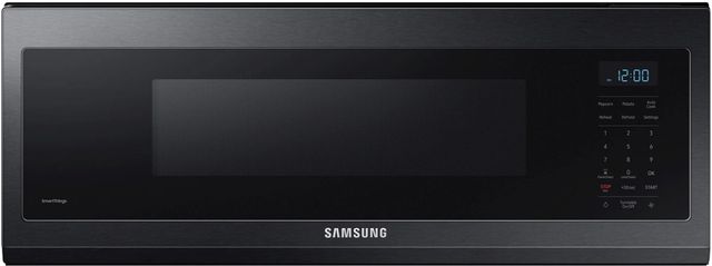 Samsung 1.1 Cu. Ft. Fingerprint Resistant Matte Black Steel Smart SLIM Over The Range Microwave with 400 CFM Ventilation-0