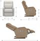 La-Z-Boy® Finley Onyx Leather Power Rocking Recliner with Headrest-2