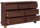 Mazin Furniture Begonia Cherry Brown Dresser-1