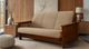 Kodiak Furniture Alexa Black Walnut/Monte Toro Taupestone Full Futon-1