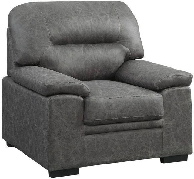 Mazin Furniture Michigan Dark Gray Upholstered Accent Chair-0