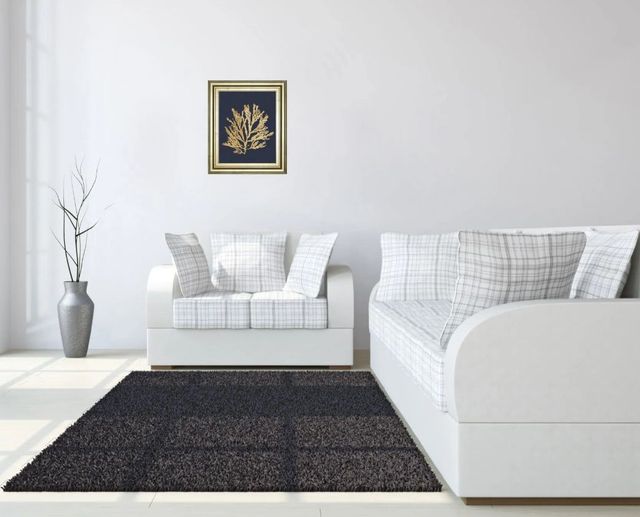 Classy Art Pacific Sea Mosses I Indigo by Wild Apple Portfolio Wall Art-2