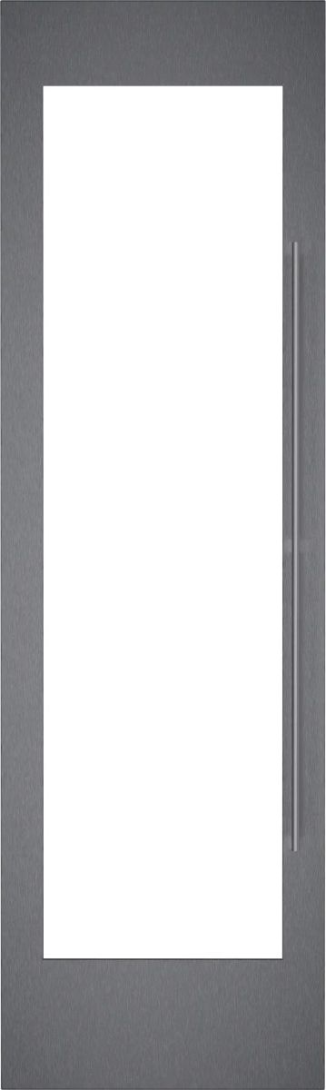 Gaggenau Vario Cooling Expressive Series 24" Dark Brushed Stainless Steel Frame Wine Column Door Panel, Left-Hinge-0