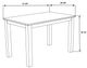 Global Furniture USA D8032DT 5-Piece Black/White Dining Set-2
