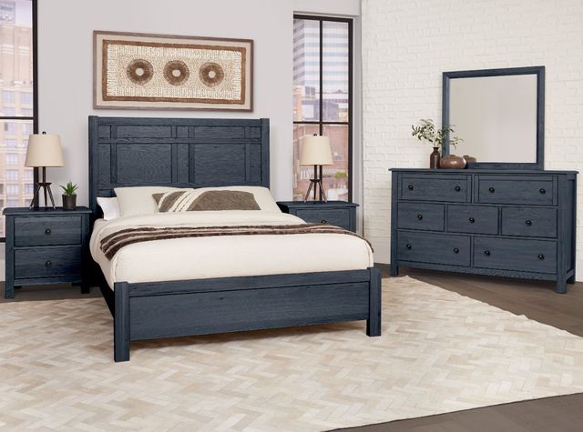 Artisan & Post by Vaughan-Bassett Customizable 126 Custom Express California King Panel Architectural Bed-1
