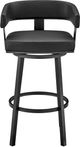 Armen Living Lorin Black Counter Stool-3