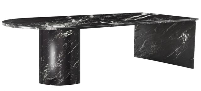 Meridian Furniture Salerno Black Marble Coffee Table-0