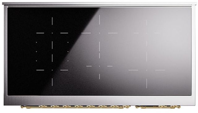 Ilve® Nostalgie II Series 48" Midnight Blue Pro Style Induction Range-3