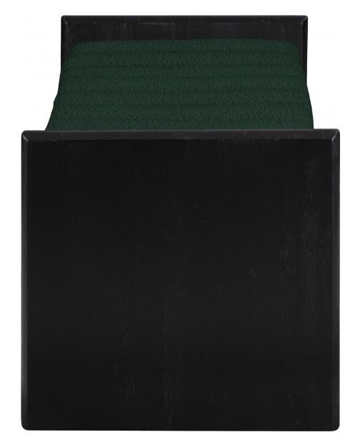 Meridian Furniture Waverly Black/Green 52" Upholstered Bench-2