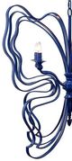 A & B Home Blue Buttefly Shaped Metal Chandelier-1