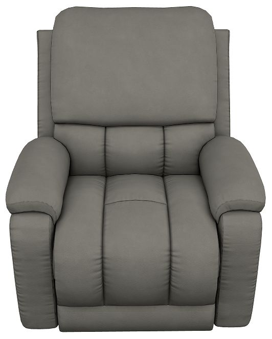 La-Z-Boy® Greyson Blue Gray Leather Power Wall Recliner with Headrest and Lumbar-1