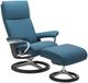 Stressless® by Ekornes® Customizable Stressless Aura Large Signature Base Recliner with Ottoman-0
