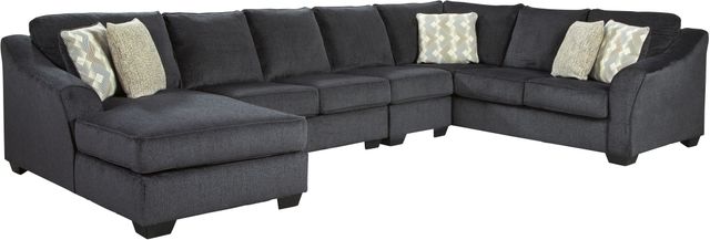 Signature Design by Ashley® Eltmann 4-Piece Slate Left-Arm Facing Sectional and Chaise-0