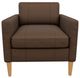 Best® Home Furnishings Customizable Trafton Leather Accent Chair with Honey Birch Legs-1