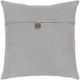 Surya Penelope Light Gray 18"x18" Pillow Shell with Down Insert-0