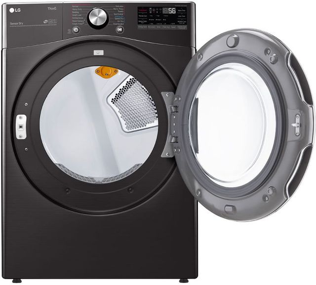LG 7.4 Cu. Ft. Black Steel Front Load Electric Dryer-3