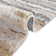 Olliix by Madison Park Riley Blue/Tan 6x9' Cozy Shag Watercolor Area Rug-1