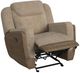 Elements International Hornet Rancho Beige Manual Glider Recliner-4