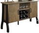 Furniture of America® Kirstin Black/Rustic Oak Dining Server-0